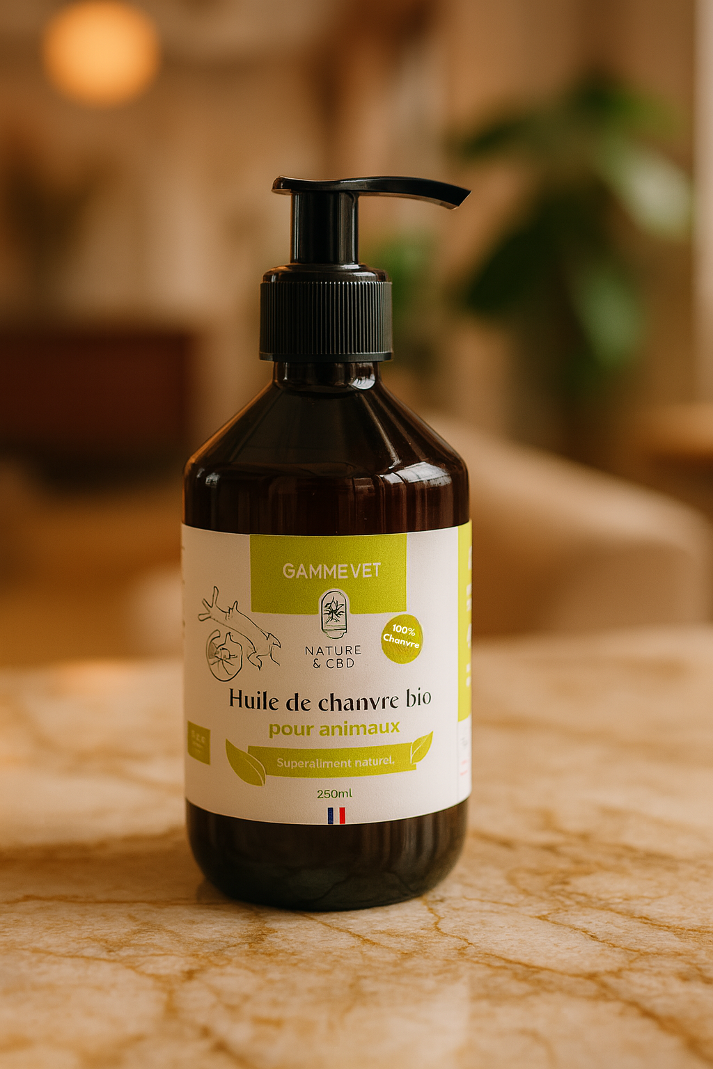 HUILE DE CHANVRE BIO - CHIEN & CHAT
