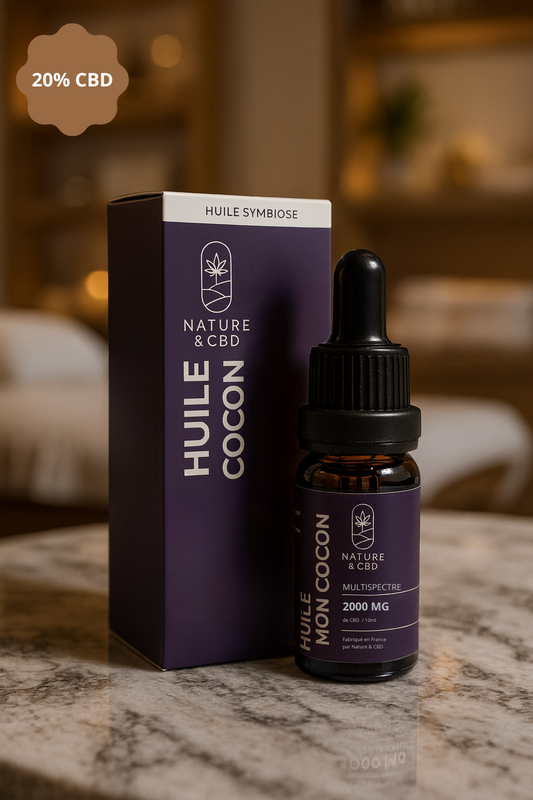 HUILE MON COCON AU CBD- DOULEURS MENSTRUELLES - 20%
