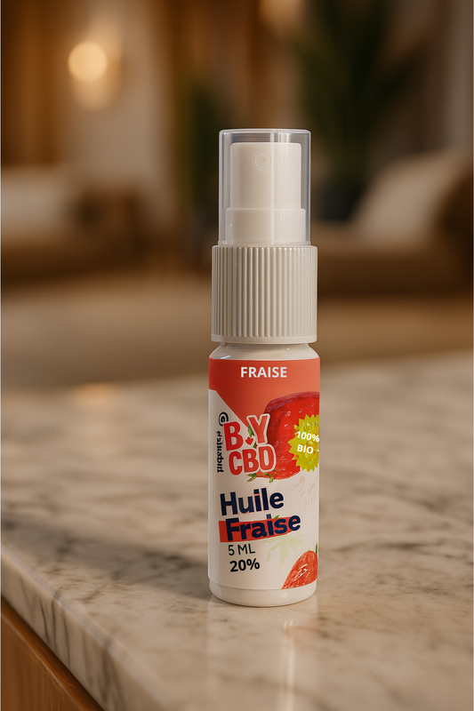 HUILE CBD 20% GOÛT FRAISE - FORMAT POCKET 5ML