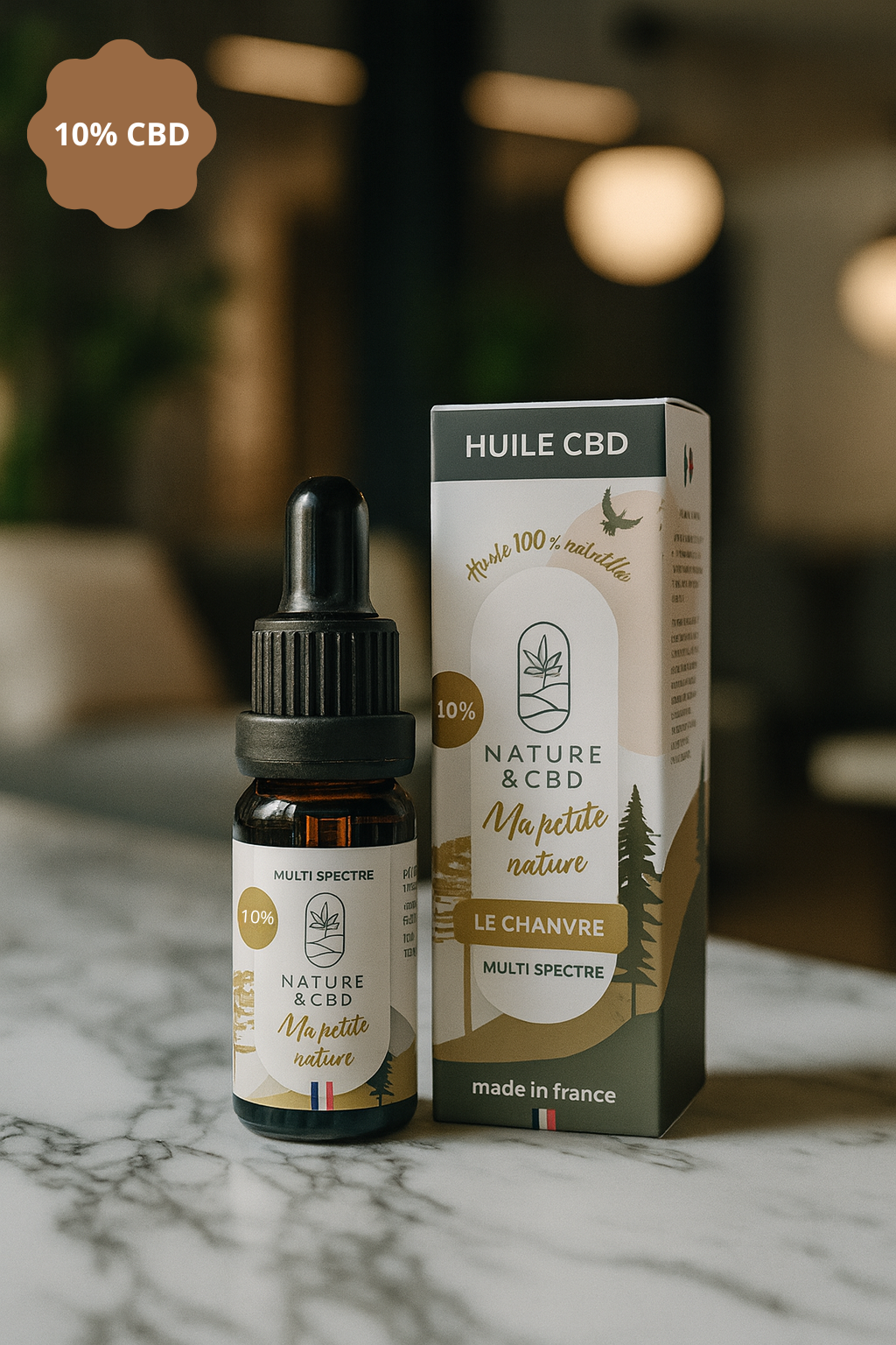 HUILE CBD CHANVRE - MA PETITE NATURE - 10%