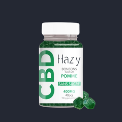 Bonbons durs au CBD sans sucre - Pomme