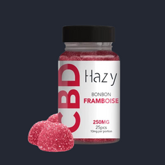 Bonbons moelleux au CBD - Framboise