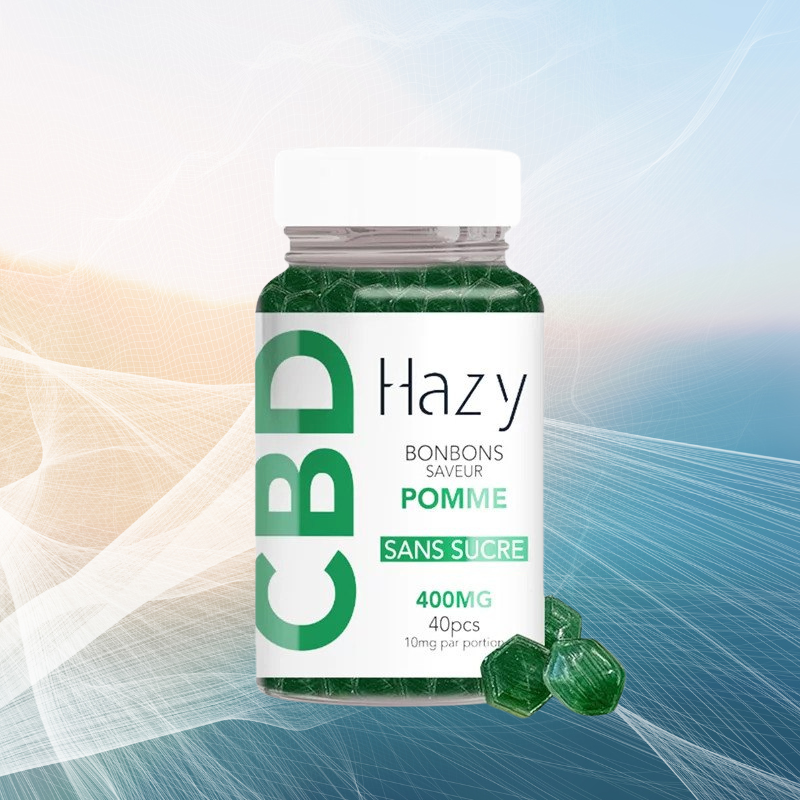 BONBONS DURS AU CBD SANS SUCRE- POMME