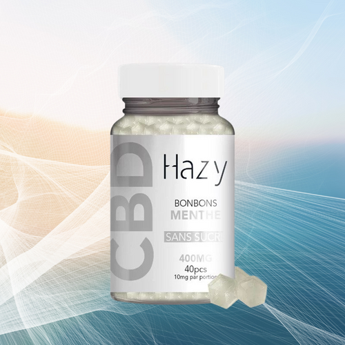 BONBON DURS AU CBD SANS SUCRE - MENTHE