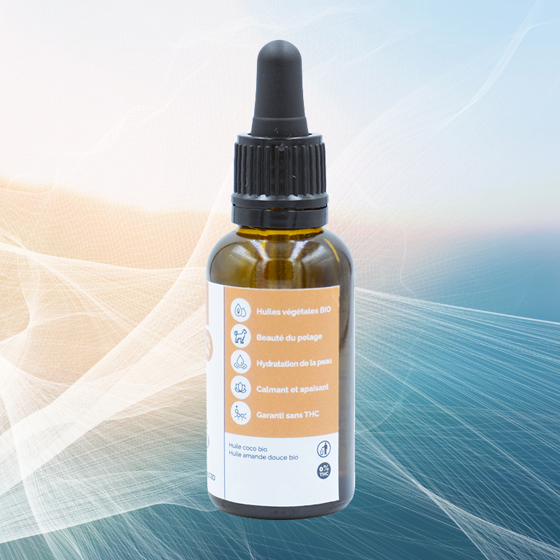SOIN PEAU ET PELAGE CBD 3% - CHIENS ET CHATS