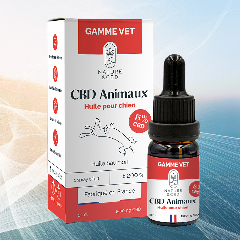 HUILE CBD POUR ANIMAUX 15% - CHIENS - 30ml