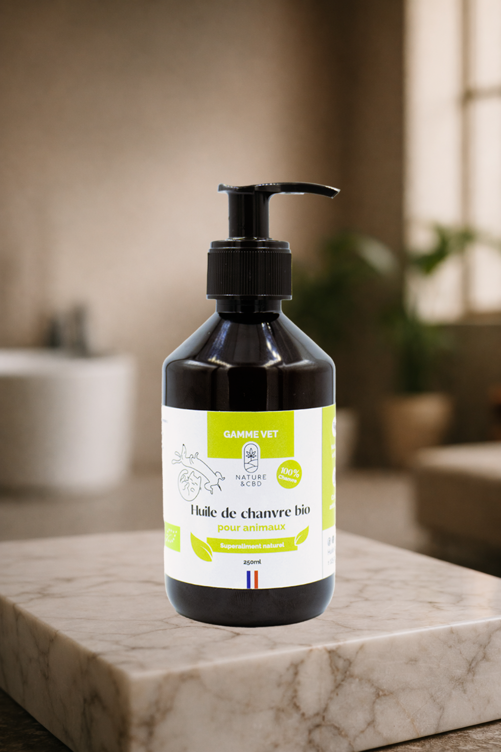 HUILE DE CHANVRE BIO - CHIEN & CHAT