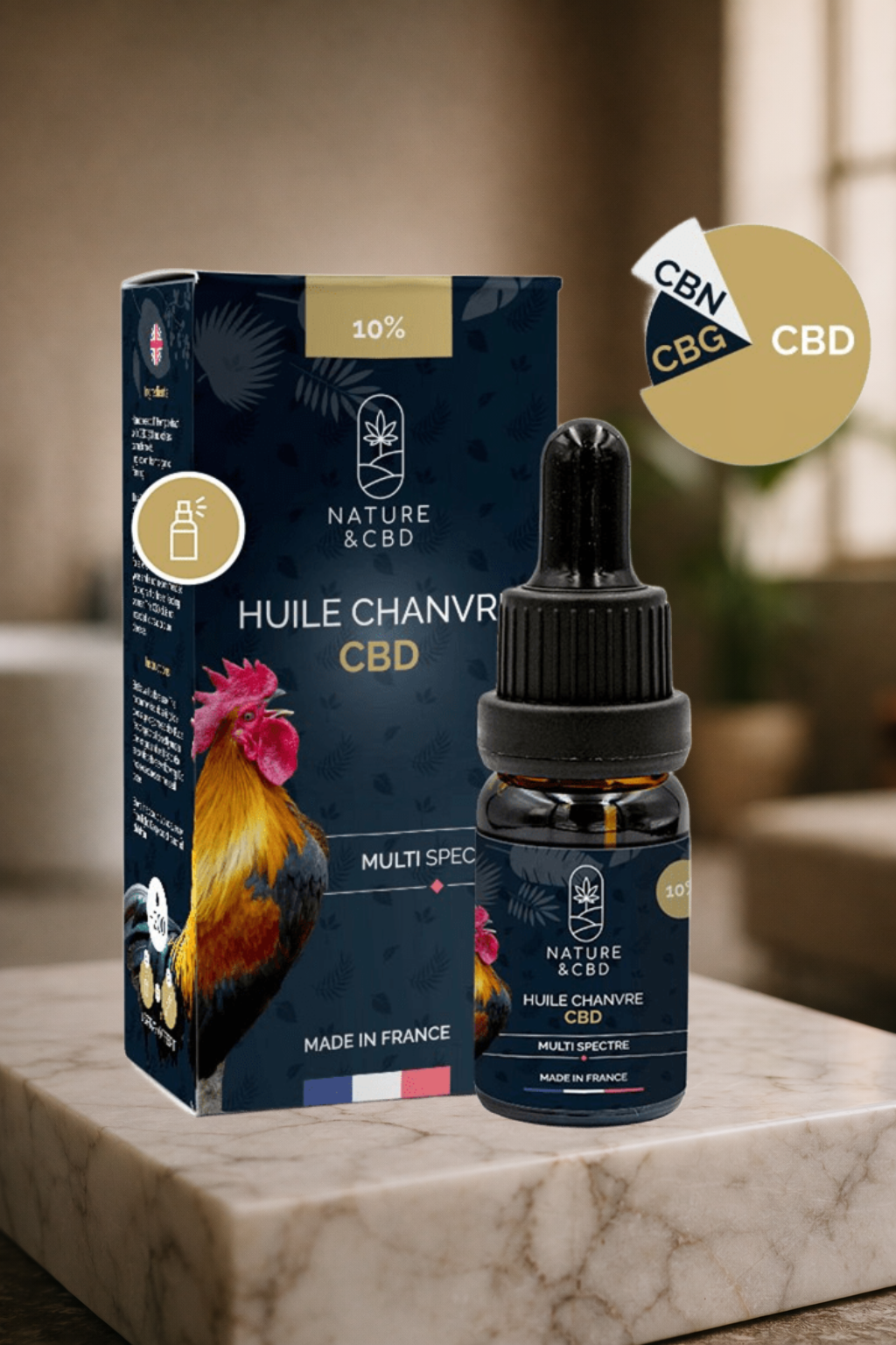 HUILE DE CHANVRE BIO - PRÉMIUM - 10%