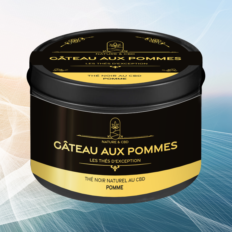 THÉ NOIR AU CBD LE GÂTEAU AUX POMMES - 30G