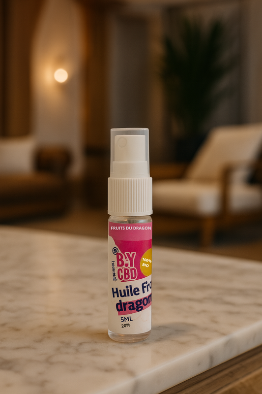 HUILE CBD 20% GOÛT FRUITS DU DRAGON - FORMAT POCKET 5ML