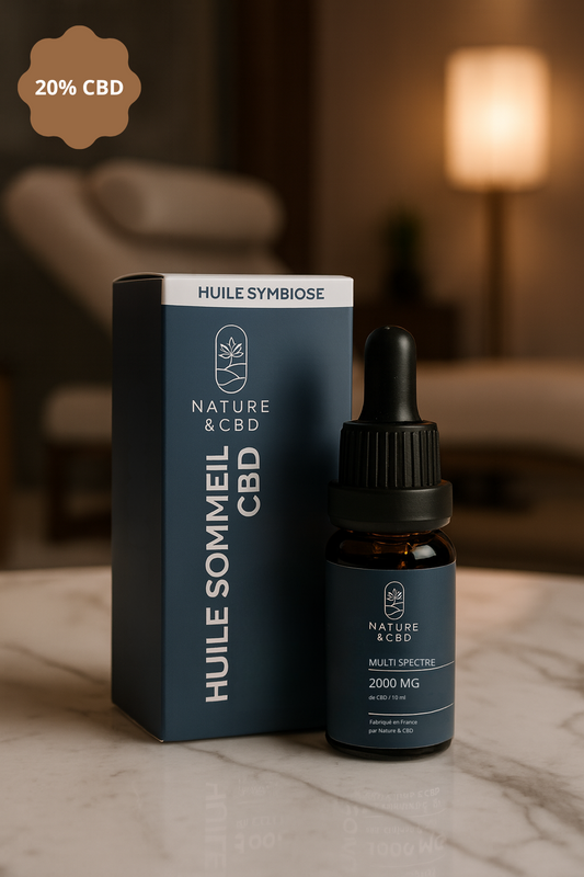 HUILE SOMMEIL AU CBD - SYMBIOSE - 20%