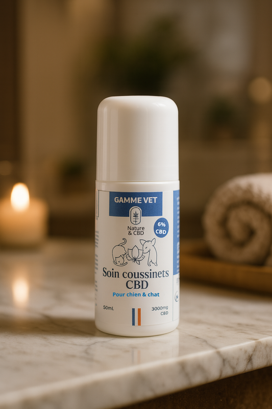 SOIN COUSSINETS CBD 6% - CHIENS ET CHATS - 50ml