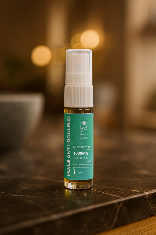 HUILE CBD 20% ANTI-DOULEUR - FORMAT POCKET 5ML