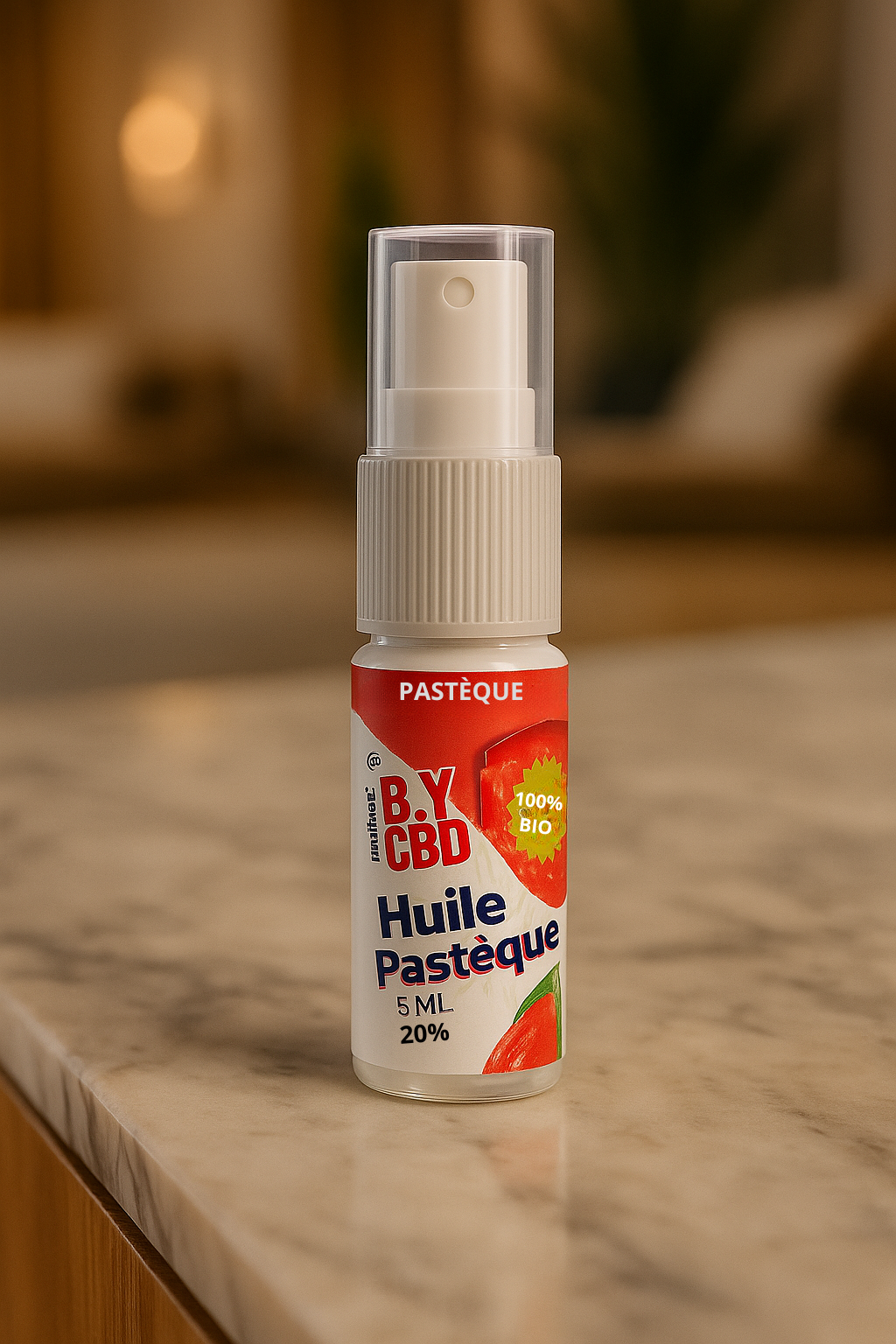 HUILE CBD 20% GOÛT PASTÈQUE - FORMAT POCKET 5ML