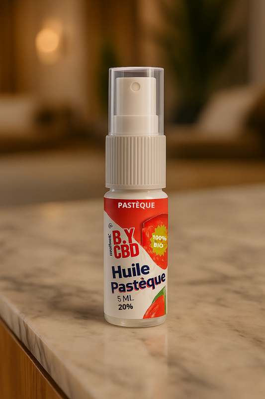 HUILE CBD 20% GOÛT PASTÈQUE - FORMAT POCKET 5ML