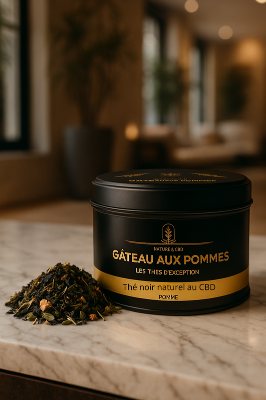 THÉ NOIR AU CBD LE GÂTEAU AUX POMMES - 30G