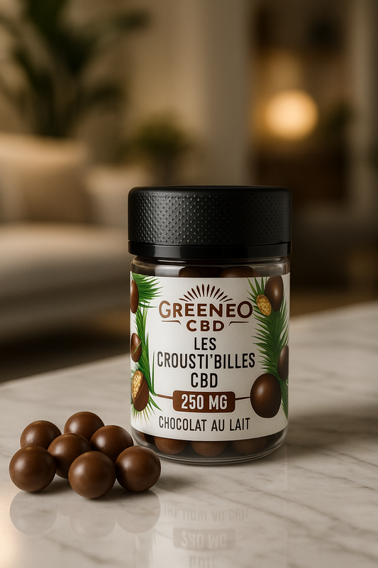 CROUSTI'BILLES CBD - CHOCOLAT AU LAIT